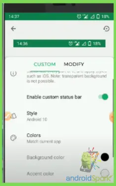 How to Show Date Notification Bar Android