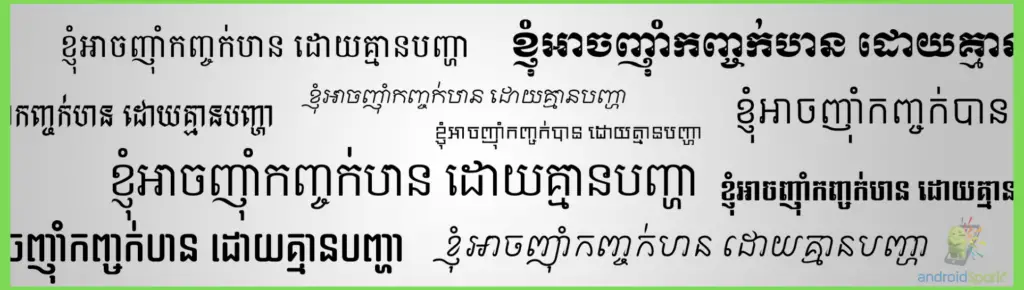 How To Install Khmer Font On Android 5.0