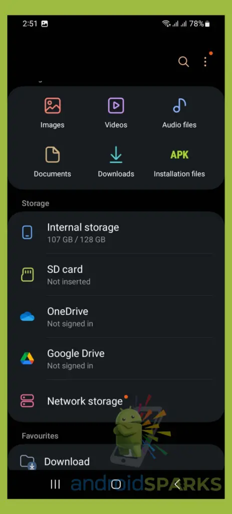 Can't Use Folder To Protect Your Privacy Android 1