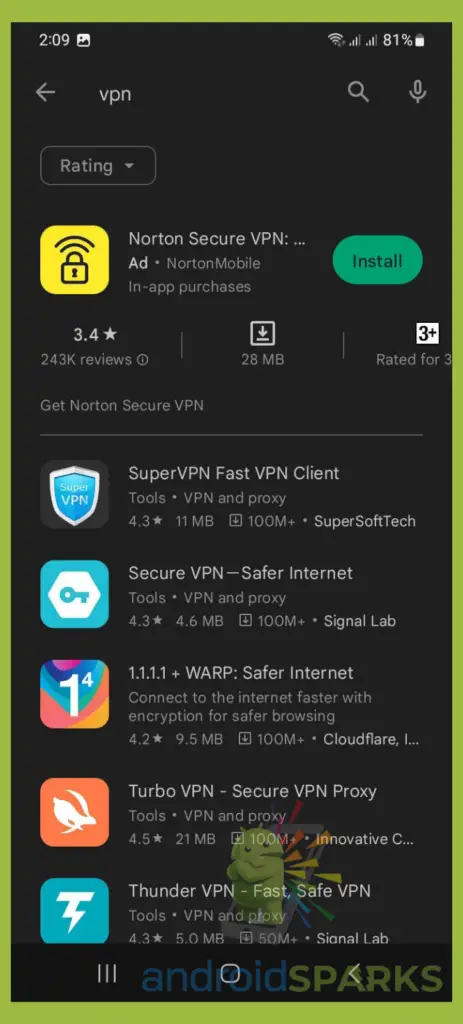 What Is VPN Setting In Android Mobile