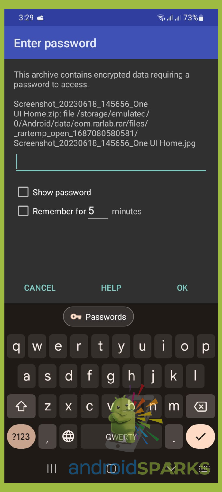 How To Extract Password Protected Zip File On Android