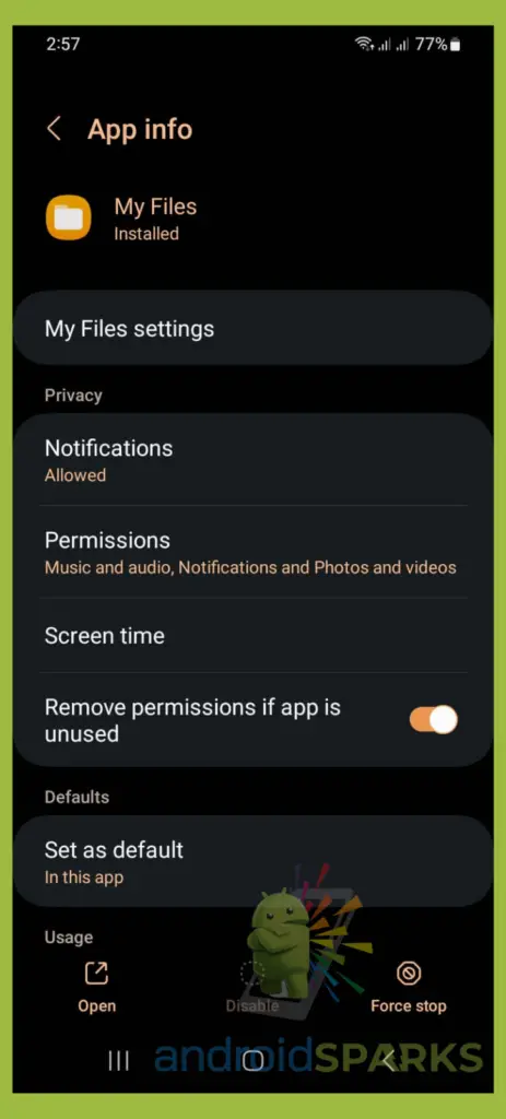 Can’t Use Folder To Protect Your Privacy Android 11